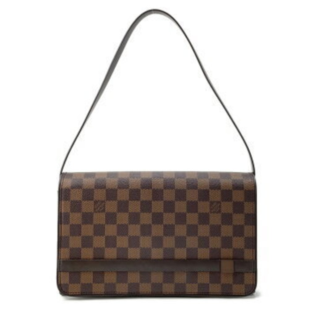 Louis Vuitton Damier Ebene Brown Tribeca Long Handbag Bag
